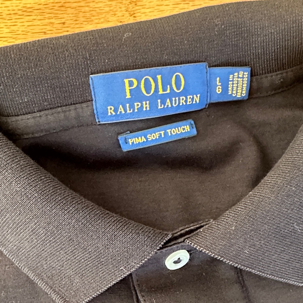 Polo By Ralph Lauren Classic Black Polo Shirt - image 2